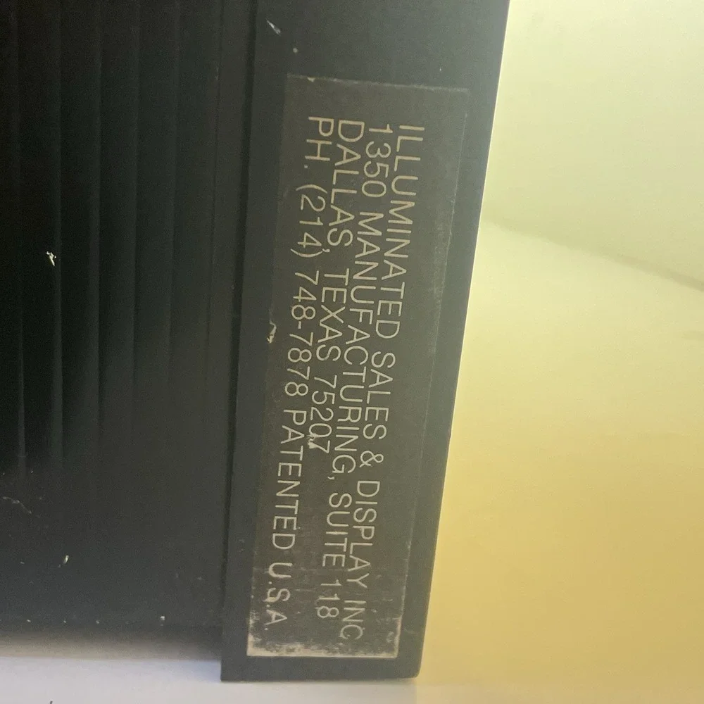 Vintage Jantzen Advertising Light Box Housing / Case Working- ‎ No Poster